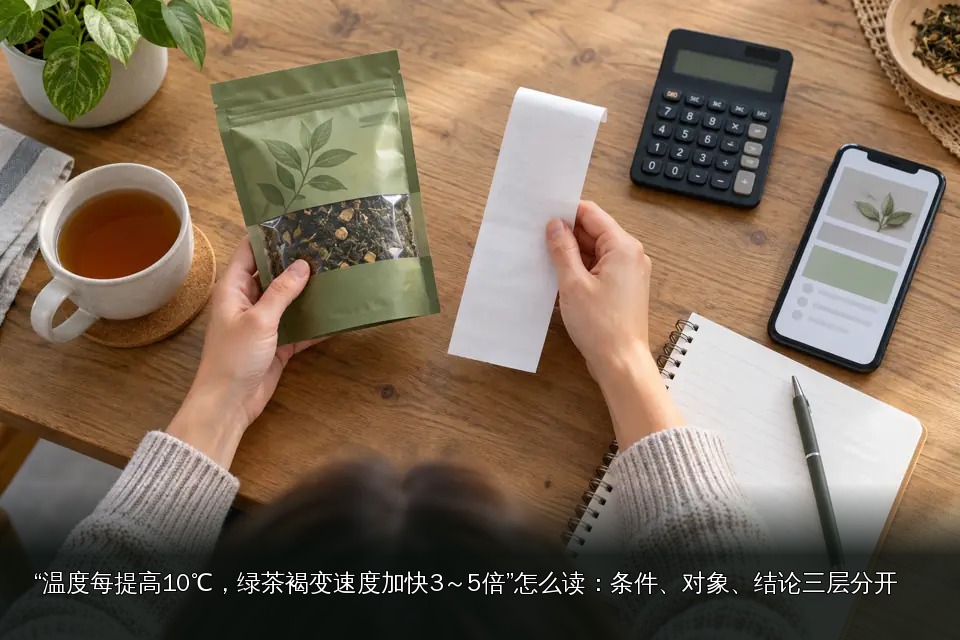 茶消费宣传与订单凭证核对主题图